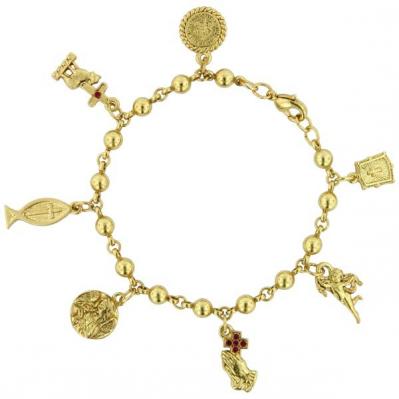 gold tone sacred charm bracelet.jpg
